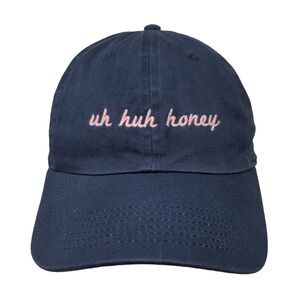 Uh Huh Honey Slideback Hat Blue OSFA Embroidered Newhattan